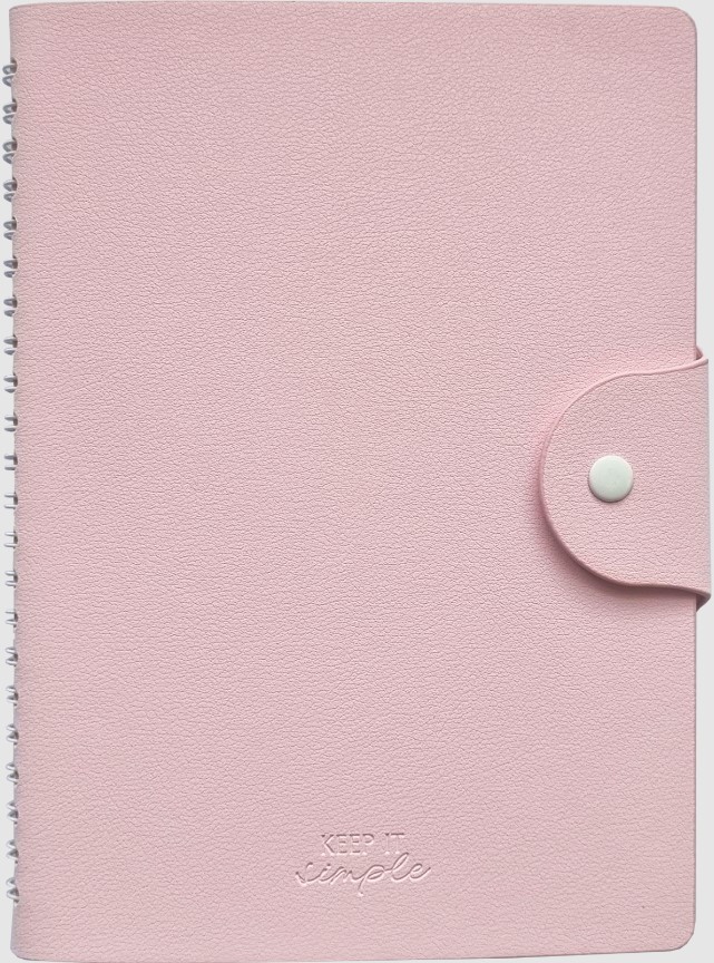 Бизнес-тетрадь А5; 96 л. арт. I1777/pink; клетка серия Candy мягк. переп. полускрыт. спир. Infolio