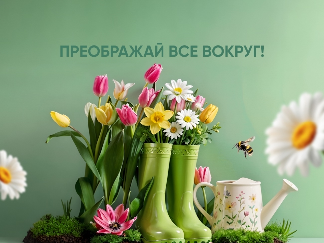 Преображай все вокруг! Ко дню открытия дачного сезона