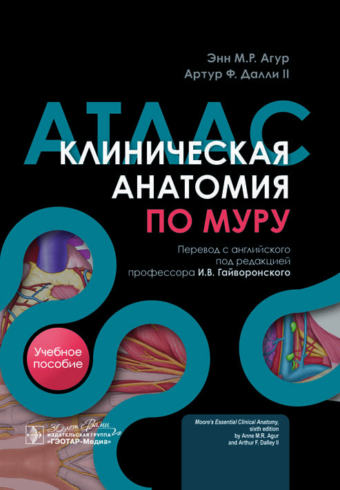 Клиническая анатомия по Муру : учебное пособие, атлас / Э. М. Р. Агур, А. Ф. Далли II ; пер. с англ.