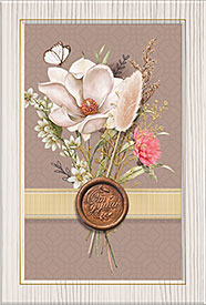 10068-15 Открытка. ЛАКАРТ. Серия "Гербера"