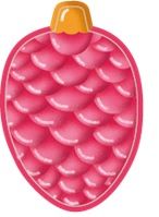 Объёмный стикер НГ Шишка 30х45мм