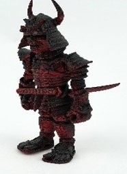 Подвижная игрушка антистресс 3D Самурай Йошимото арт.1403 ; европодвес